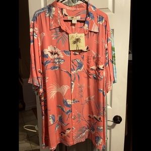 Men’s NWT XXL Hawaiian floral beach shirt
